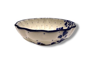 023 Bunzlau Ribbel Schaal 2876X 023 Ribbel Schalen Ø 12 cm